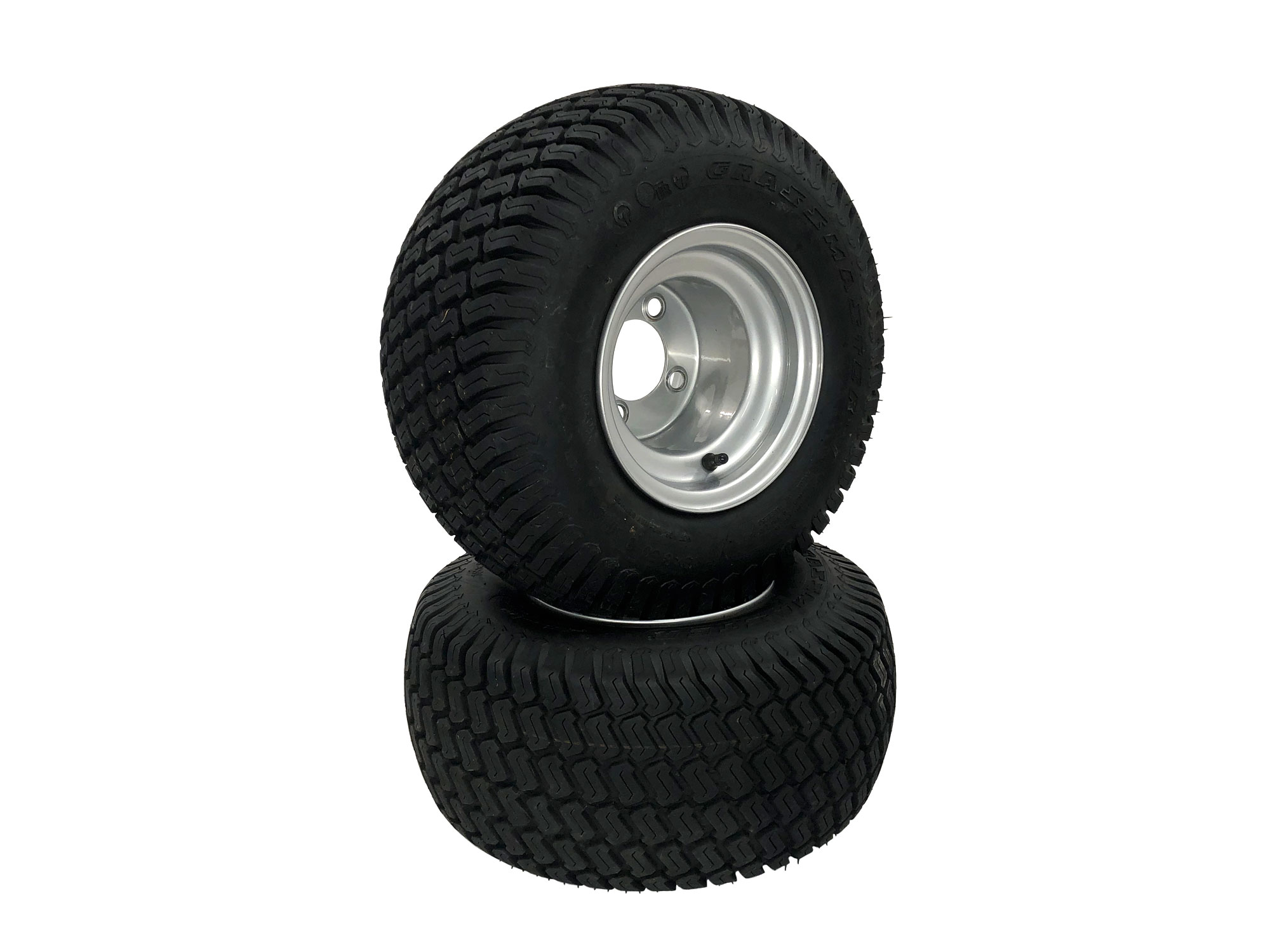 (2) Hustler Rear Wheel Assemblies 18x8.50-8 Fits Raptor 42" and 52" Part 604013