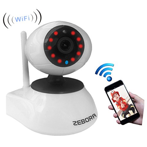 Zebora 960P Remote Controlled Internet WiFi Wireless Network/IP Camera for Surveillance, Home Security, Pet, Nanny and Baby Monitor with Motion Detection,Two-way Audio and Night Vision