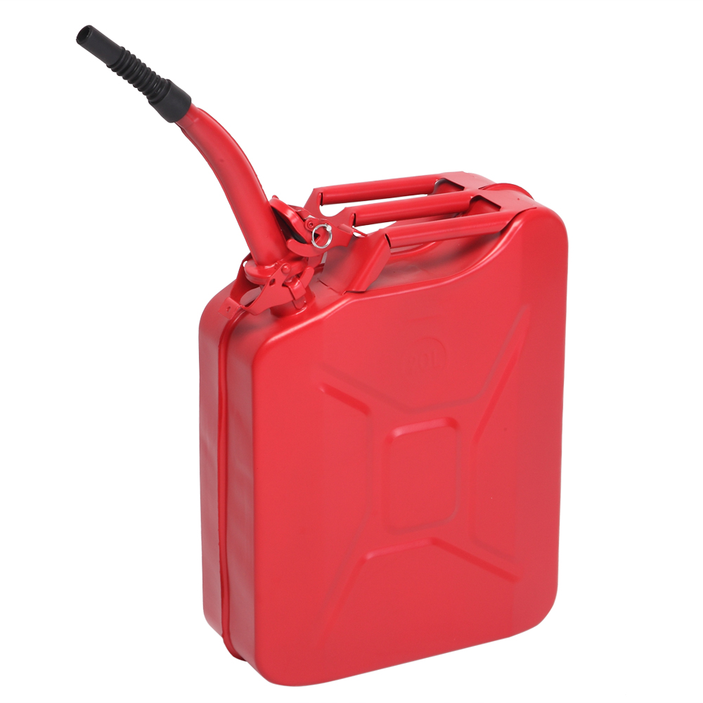 Zimtown 5 Gal 20L Jerry Can Gasoline Fuel Can Emergency Backup Caddy Tank