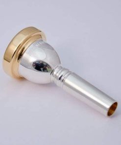 B00E4OG4B2 24K Gold Rim & Cup Bach Large Shank Trombone Mouthpiece, 5G