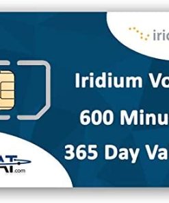 B08ZDJGJXK OSAT Iridium Satellite Phone Global Voice Prepaid SIM Card with 600 Minutes (12 Month Validity)