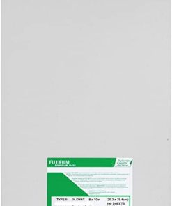 B004LGIXOY Fujifilm Fujicolor Crystal Archive Super Type-II Color Enlarging Paper - 8x10" - 100 Sheets - Glossy Surface.