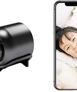 B092J58L5B [2021 Version] KiruBret Mini WiFi Camera 1080P Portable Wireless Nanny Cam w/Auto Night Vision Motion Detection ,Security Camera for Home and Office - Hidden Cam on Android iOS App