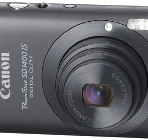 B0035FZJJ4 Canon PowerShot SD1400 IS 14.1 MP Digital Camera with 4x Wide Angle Optical Image Stabilized Zoom and 2.7-Inch LCD (Black)