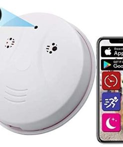 B0921QV7D6 Spy Camera Wireless Hidden WiFi Nanny Camera Smoke Detector HD 1080P Cam Baby Pet Monitor Smoke Camera Motion Detection Indoor Security Monitoring Camera Support Android/iOS