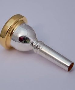 B00E3FOPKE 24K Gold Rim & Cup Bach Small Shank Trombone Mouthpiece, 12C