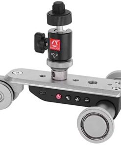 B092HLPJ79 Camera Tripods & Monopods Motorized Electric Track Slider Motor Dolly Truck Car for DSLR Camera Camcorder for Camera Tripod (Color : Black)