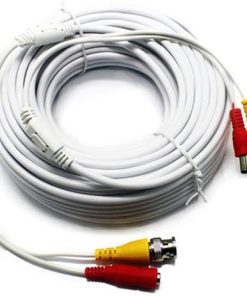 B00C7CU2B6 Five Star Cable 25ft 4/6/8/10 RG59 18/2 Siamese Video Power Security Camera Extension Wires Cables Cords with BNC RCA Connectors Pre-Attached for CCTVHome Surveillance System (10-Pack, 25 Ft (White))