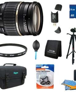 B008K3EZHI Tamron 17-50mm f/2.8 XR Di-II LD [IF] SP AF Zoom Lens for Nikon D40 (Built-in Motor) Bundle with 8GB Memory Card, Camera Bag for DSLR Full-Size 60 Inch Tripod and 67mm Filter Kit