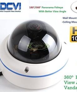 B00SXIHYYG HD-CVI 1080P 2.0Megapixel Panorama CCTV Surveillance Fish Eye Camera Mini Security Camera 360 Degree