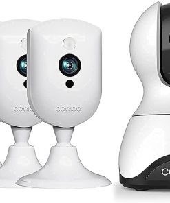 B094JNS22H Conico 4pack 1080p WiFi Indoor Camera for Home Security and 1080p Baby Monitor Pet Cam with Camera and Audio