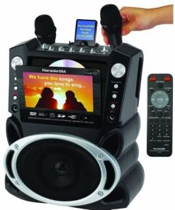 B0085M6SUQ (OLD MODEL) Karaoke USA Karaoke System with 7-Inch TFT Color Screen and Record Function (GF829)