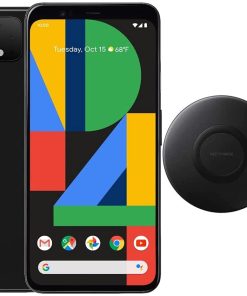 B09449Q6GW Google Pixel 4 (64GB, 4GB) 5.7", IP68 Water Resistant, Snapdragon 855, GSM/CDMA Factory Unlocked (AT&T/T-Mobile/Verizon/Straight Talk) w/Fast Qi Wireless Pad (Just Black) (Renewed)