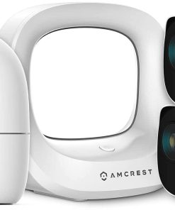 B092C7PVC7 Amcrest 1080P WiFi Camera Indoor, w/ 2-Way Audio, Pan/Tilt Wireless IP Camera & 1080P Wireless Security Camera System, Security Camera Outdoor Wireless WiFi, IP65, 2-Way Audio ASH21-W-AB2WFSET-2PP