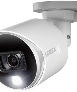B093ZBNJ88 Lorex C882DA 4K Ultra HD Analog Active Deterrence Security Bullet Camera with Color Night Vision, 2.8mm, 150ft IR NV, IP67, Works with D841, D861, D862, LHV5100, Camera Only, White (M. Refurbished)