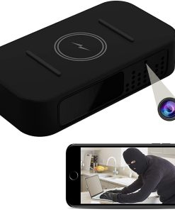 B094CJVSMV WiFi Hidden Spy Camera- Wireless Phone Charger, 1080P Hidden Pet/Baby/Nanny Cam,Motion Activated Recording with Alarm,Remotely Monitoring and Live Stream for Home Safety-by Amzcev