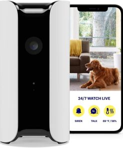B08Z8JPTHW Canary Pro Indoor Home Security Camera with Premium Service (1 YR Free Incl.) | 90dB Siren, Climate Monitor, 2-Way Talk,30-Day Video History,Motion Detection,1080p HD,Alexa, Google, Baby Monitor