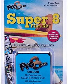 B00GDR1E22 Pro8mm COLOR Super 8 Film Kit for Super 8mm Film Cameras Black