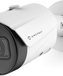 B091G37R46 Amcrest UltraHD 5MP Outdoor POE Camera 2592 x 1944p Bullet IP Security Camera, Outdoor IP67 Waterproof, 103? Viewing Angle, 2.8mm Lens, 98.4ft Night Vision, 5-Megapixel, IP5M-B1186EW-28MM (White)