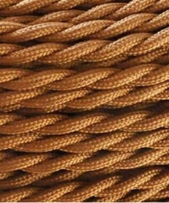 B0946LBFCQ DETOAM 20.75mm Vintage Twisted Electrical Wire Beige Textile Cable Edison Vintage Lamp Cord Braided Retro Pendant Light Lamp Wire 10M (Color : 13, Size : 20m)