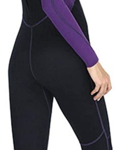B08Z3J43DD SALUTUYA Comfortable Swimming Clothing Warm Neoprene and Nylon Fabric 2MM Women Wetsuit for Swimming Diving(XXL)
