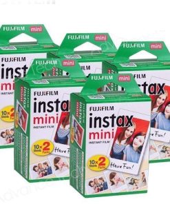 B00YBNSMKC Fujifilm Instax Mini 100 Film for Fuji 7S 8 25 50S 90 300 Instant Camera, Share SP-1 White, Pack of 5