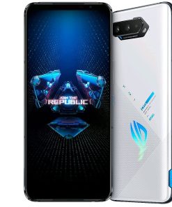 B092TT3Q5V Asus ROG Phone 5 SD888 5G 256GB 12GB RAM Factory Unlocked (GSM Only | No CDMA - not Compatible with Verizon/Sprint) International Version - Storm White