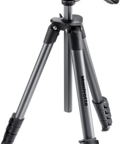 B00L6F1J9Y Manfrotto Compact Advanced Aluminum 5-Section Tripod Kit with 3-Way Head, Black (MKCOMPACTADV-BK)