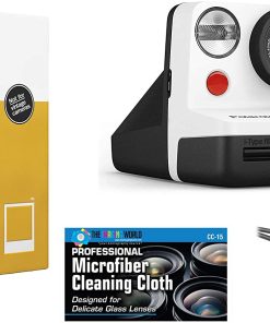 B08ZB9D2T3 Polaroid Now Instant Film Camera (Black and White) + Polaroid 6000 Film Bundle