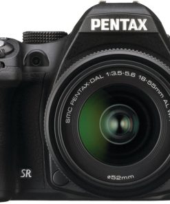 B00DBPK99I Pentax K-50 16MP Digital SLR Camera Kit with DA L 18-55mm WR f3.5-5.6 and 50-200mm WR Lenses (Black)