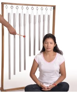 B00LW0WQY0 TFS Tuningforkshop 8 Fibonacci Healing Tuned Pipes Louder Than Tuning Fork with Large Wood Stand,Mallet