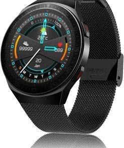 B0925R6BZW Smart Watch with Call, 8GB Music Storage, Fitness Tracker with Sleep Monitor, App Message Reminder, Business Sport Smart Watch for Men Women, Waterproof Smart Watch for Android iOS Phone