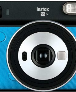 B093QYL8VR Fujifilm Instax Square SQ6 - Instant Film Camera - Metallic Blue
