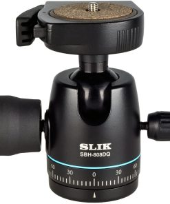 B00KALE06O SLIK SBH-808DQ Ball Head with QR Plate, Black (618-758)