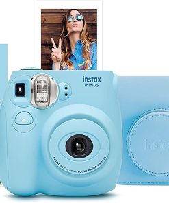 B093KHMHLK Fujifilm Instax Mini 7s Instant Camera Bundle - Light Blue