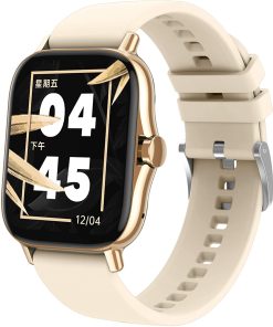 B09125NWCV Smart Watch for Android Phones iOS Heart Rate Monitor Blood Pressure Blood Oxygen Message Reminder Rich Dials Phone Call Long Battery Life Fitness Tracker for Men Women