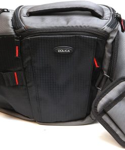 B009M3UQ78 Dolica SB-015BK Sling Backpack for DSLR, (Black/Gray)