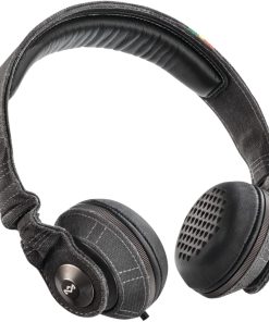 B00BPV597C House of Marley EM-JH053-MI Marley Riddim Midnight On-Ear Headphones