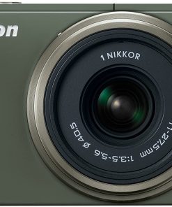 B00AY6MFGC Nikon 1 S1 10.1 MP HD Digital Camera with 11-27.5mm VR 1 NIKKOR Lens (Khaki)