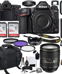 B094497TXS Nikon D780 DSLR Camera with 24-120mm Lens Bundle (1619) + Prime Accessory Kit Including 128GB Memory, Light, Camera Case, Hand Grip & More