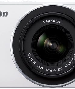 B00AY6MDG4 Nikon 1 J3 14.2 MP HD Digital Camera with 10-100mm VR 1 NIKKOR Lens (White) (OLD MODEL)