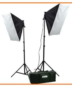 B005HFB88G ePhoto Video Studio Photography Lighting kit softbox light kit video lighting kit CASE H9004S