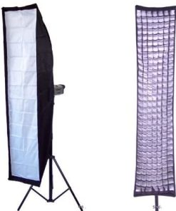 B00CW0XEPE Studio-98 14"x63" Inch (35x160cm) Strip Softbox Soft Box Tank + Include 40 Degree Egg Crate Grid + Include Speedring for Bowens Flash Light Esprit Gemini