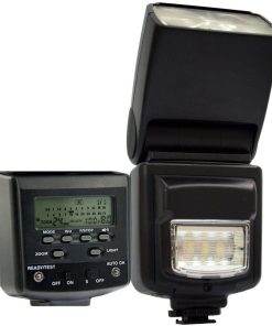 B0078PDOO4 PD Digital Power Zoom TTL Flash With LCD + Built In LED Video Light For The Canon Digital EOS Rebel T3i, T3, T1i , T2i, XSI, XS, XTI, XT, 60D, 50D, 40D, 30D, 20D, 10D, 5D, 1D, 5D Mark 2, 7D Digital SLR Cameras