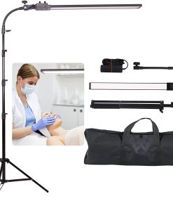 B0923KT522 GIJUANRING LED Photography Light Dimmable Bi-Color Video Studio Lighting Camera Light Kit with Stand Bag for Portrait, Product Photography, YouTube Video Recording,Eyebrow Tattoo Eyelash (1 Pack)