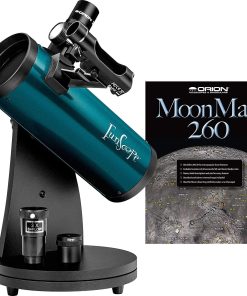 B00FM4A108 Orion 10033 FunScope 76mm TableTop Reflector Telescope Moon Kit (Blue)